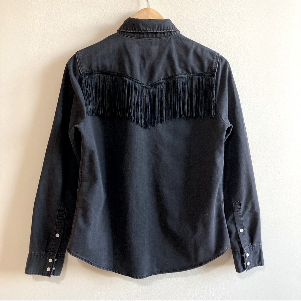 Levis fringe western shirt - Picture 4 of 8